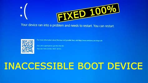 windows 10 inaccessible boot device after clone|new ssd no bootable device.